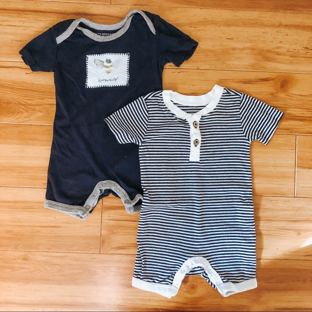 Navy Shorts Romper Lot